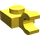 LEGO Jaune assiette 1 x 1 avec Agrafe Horizontal (Clip en O ouvert épais) (52738 / 61252)