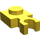 LEGO Gelb Platte 1 x 1 mit Vertikale Clip (Dünner U-Clip) (4085 / 60897)