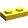 LEGO Jaune assiette 1 x 2 (3023)