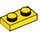LEGO Jaune assiette 1 x 2 (3023)