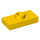 LEGO Jaune assiette 1 x 2 avec 1 Stud (avec rainure et support de goujon inférieur) (15573)