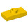 LEGO Jaune assiette 1 x 2 avec 1 Stud (sans rainure inférieure) (3794)