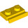 LEGO Jaune assiette 1 x 2 avec Porte Rail (32028)