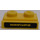 LEGO Geel Plaat 1 x 2 met Deur Rail met Geel &#039;ZURUHXI&#039; Aan Zwart Background Sticker (32028)