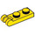 LEGO Gelb Platte 1 x 2 mit Ende Bar Griff (60478)
