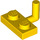 LEGO Geel Plaat 1 x 2 met Haak (6 mm horizontale arm) (4623)