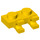 LEGO Jaune assiette 1 x 2 avec Horizontal Clips (clips à front plat) (60470)
