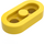 LEGO Yellow Plate 1 x 2 with Rounded Ends and Open Studs (35480)