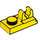 LEGO Jaune assiette 1 x 2 avec Haut Agrafe avec écart (92280)