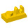 LEGO Gelb Platte 1 x 2 mit oben Clip mit Lücke (92280)