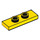 LEGO Geel Plaat 1 x 3 met 2 Studs (34103)