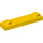 LEGO Yellow Plate 1 x 4 with Two Studs without Groove (92593)