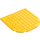 LEGO Yellow Plate 10 x 10 Half Circle (80031)