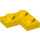 LEGO Yellow Plate 2 x 2 Corner (2420)