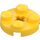 LEGO Yellow Plate 2 x 2 Round with Axle Hole (with &#039;+&#039; Axle Hole) (4032)