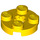 LEGO Yellow Plate 2 x 2 Round with Axle Hole (with &#039;+&#039; Axle Hole) (4032)