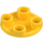 LEGO Giallo Piastra 2 x 2 Rotondo con Arrotondato Parte inferiore (2654 / 28558)