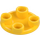 LEGO Yellow Plate 2 x 2 Round with Rounded Bottom (2654 / 28558)