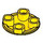 LEGO Gelb Platte 2 x 2 Runden mit Gerundet Unterseite (2654 / 28558)