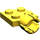 LEGO Geel Plaat 2 x 2 met Kogelgewrichtsbus Met 4 slots (3730)