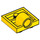 LEGO Geel Plaat 2 x 2 met Gat met dwarssteunen aan de onderzijde (10247)