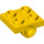 LEGO Yellow Plate 2 x 2 with Hole without Underneath Cross Support (2444)