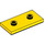 LEGO Gelb Platte 2 x 4 mit 2 Bolzen (65509)