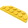 LEGO Gelb Platte 2 x 6 mit Abgerundete Ecken (18980)