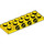 LEGO Yellow Plate 2 x 6 x 0.7 with 4 Studs on Side (72132 / 87609)