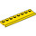 LEGO Geel Plaat 2 x 8 met Deur spoor (30586)