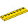 LEGO Jaune assiette 2 x 8 avec Porte Rail (30586)