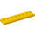 LEGO Gelb Platte 2 x 8 mit Tür Rail (30586)