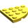 LEGO Gelb Platte 4 x 4 Runden Ecke (30565)