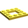 LEGO Jaune assiette 4 x 4 avec 2 x 2 Open Centre (64799)