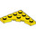 LEGO Jaune assiette 4 x 4 avec Circular Cut Out (35044)