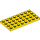 LEGO Gul Plate 4 x 8 (3035)