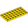 LEGO Jaune assiette 4 x 8 (3035)