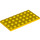 LEGO Yellow Plate 4 x 8 (3035)