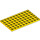 LEGO Jaune assiette 6 x 10 (3033)