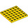 LEGO Gelb Platte 6 x 6 (3958)