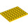 LEGO Yellow Plate 6 x 8 (3036)