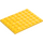 LEGO Yellow Plate 6 x 8 (3036)