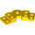 LEGO Gelb Platte Rotated 45° (79846)