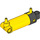 LEGO Yellow Pneumatic Cylinder - Two Way (47225 / 63855)