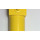 LEGO Geel Pneumatic Pump (Old Style) 48mm met Zwart Piston (4 Studs Lang) en Spring (4701)