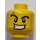 LEGO Yellow Power Miner Head (Safety Stud) (3626 / 64879)