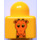 LEGO Jaune Primo Brique 1 x 1 avec Giraffe Diriger et Palm Arbre Haut (31000)
