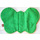 LEGO Jaune Primo Grand Butterfly Wings (Chiffon) avec rouge/Jaune sur Une Côté et green avec blanc dots sur other Côté
