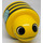LEGO Gelb Primo Runden Rattle 1 x 1 Backstein mit BumbleBee Muster (31005)