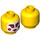 LEGO Jaune Princess Harumi Minifigure Diriger (Goujon solide encastré) (3626 / 37558)